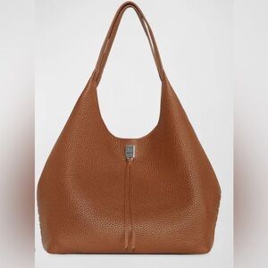 New Rebecca Minkoff Signature Darren Carryall Leather Shoulder Hobo Bag